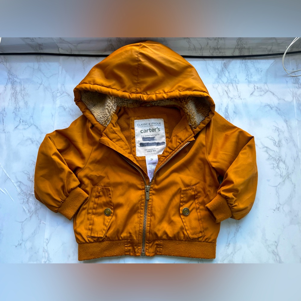 2T Carter’s Toddler Boy Fleece-Lined Jacket - Golden Brown